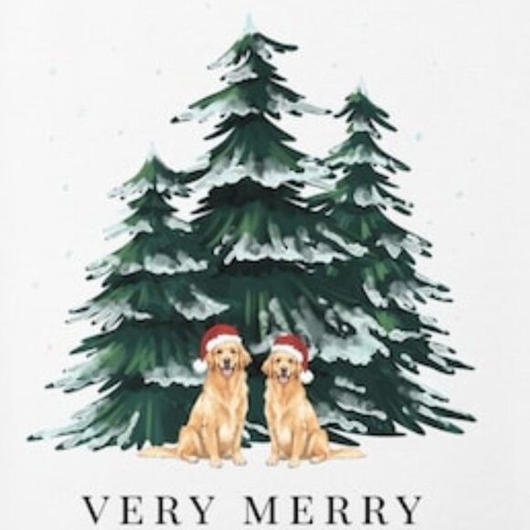 Christmas Golden Retriever Shirt, Christmas Dogs T-Shirt - Picture 2 of 4
